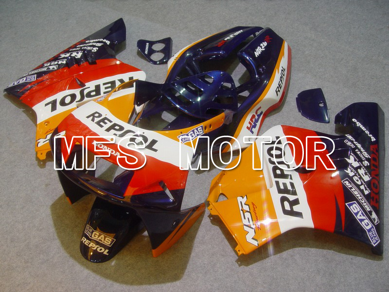 Honda NSR250 MC21 P3 1990-1993 Injection ABS Fairing - Repsol - Red Blue Orange - MFS6246