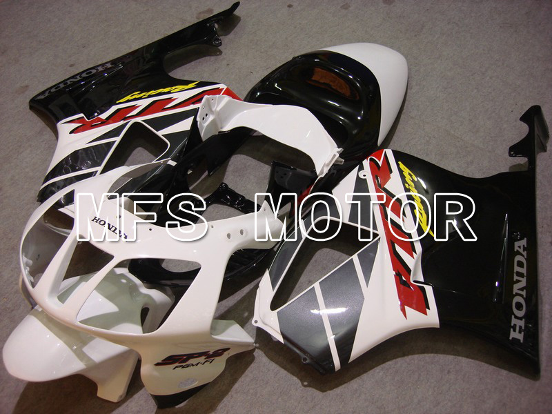 Honda VTR1000 RC51 2000-2006 ABS Fairing - Factory Style - Black White - MFS6382
